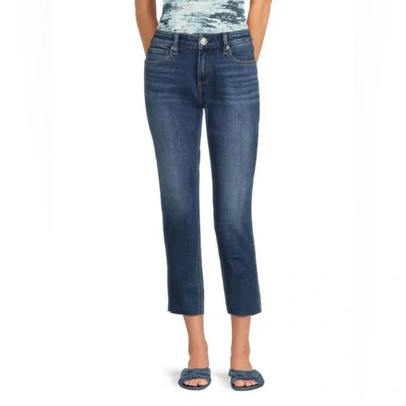 Rag & Bone Dre Low-Rise Slim Boyfriend Jeans in Night Rider 29 - Picture 1 of 14